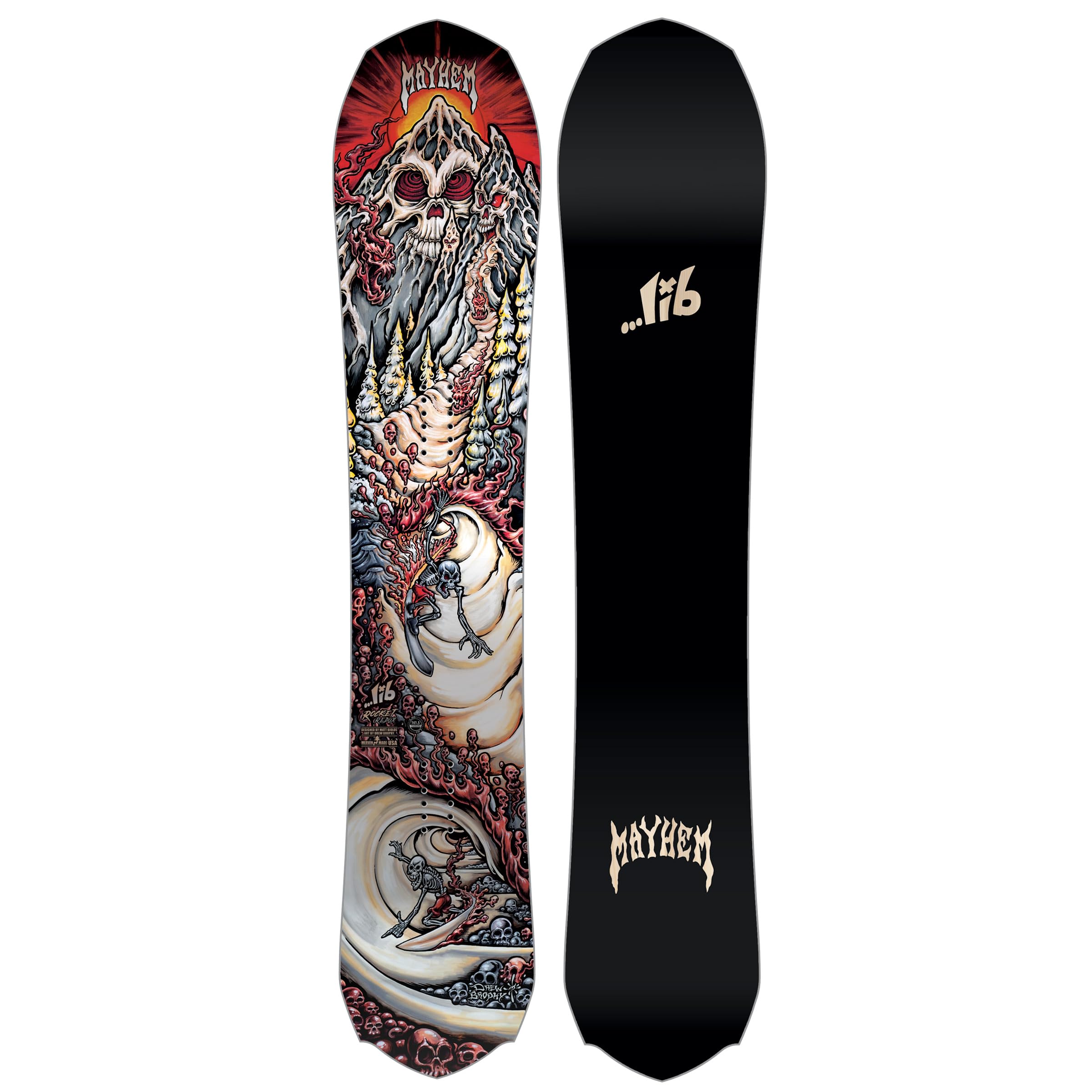 Amazon | LIBTECH リブテック スノーボード 板 MAYHEM ROCKET 25-26