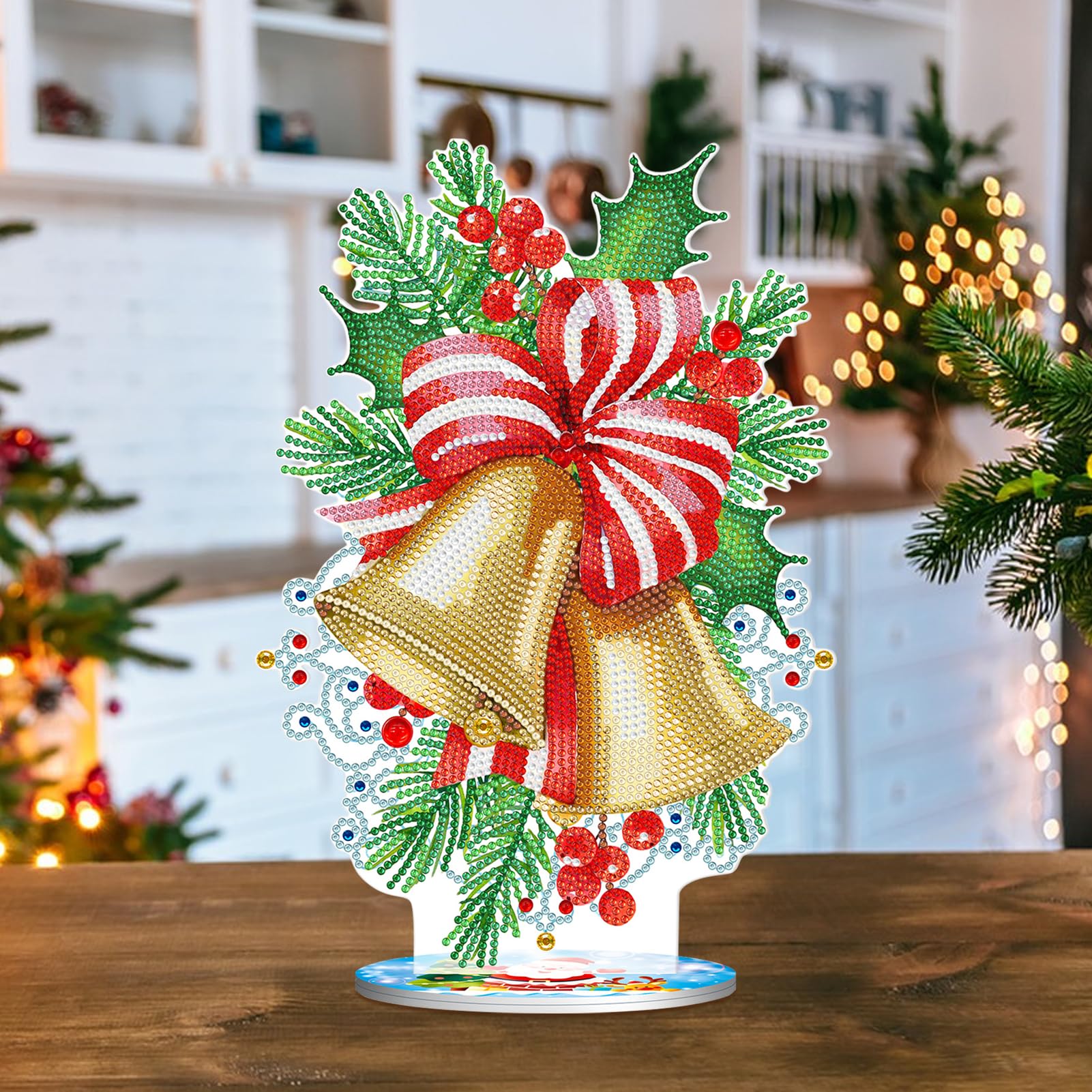 Nexoria 5D Diamond Painting Weihnachtsbaum - DIY Weihnachtsdeko Aufsteller Mit Acrylplatte