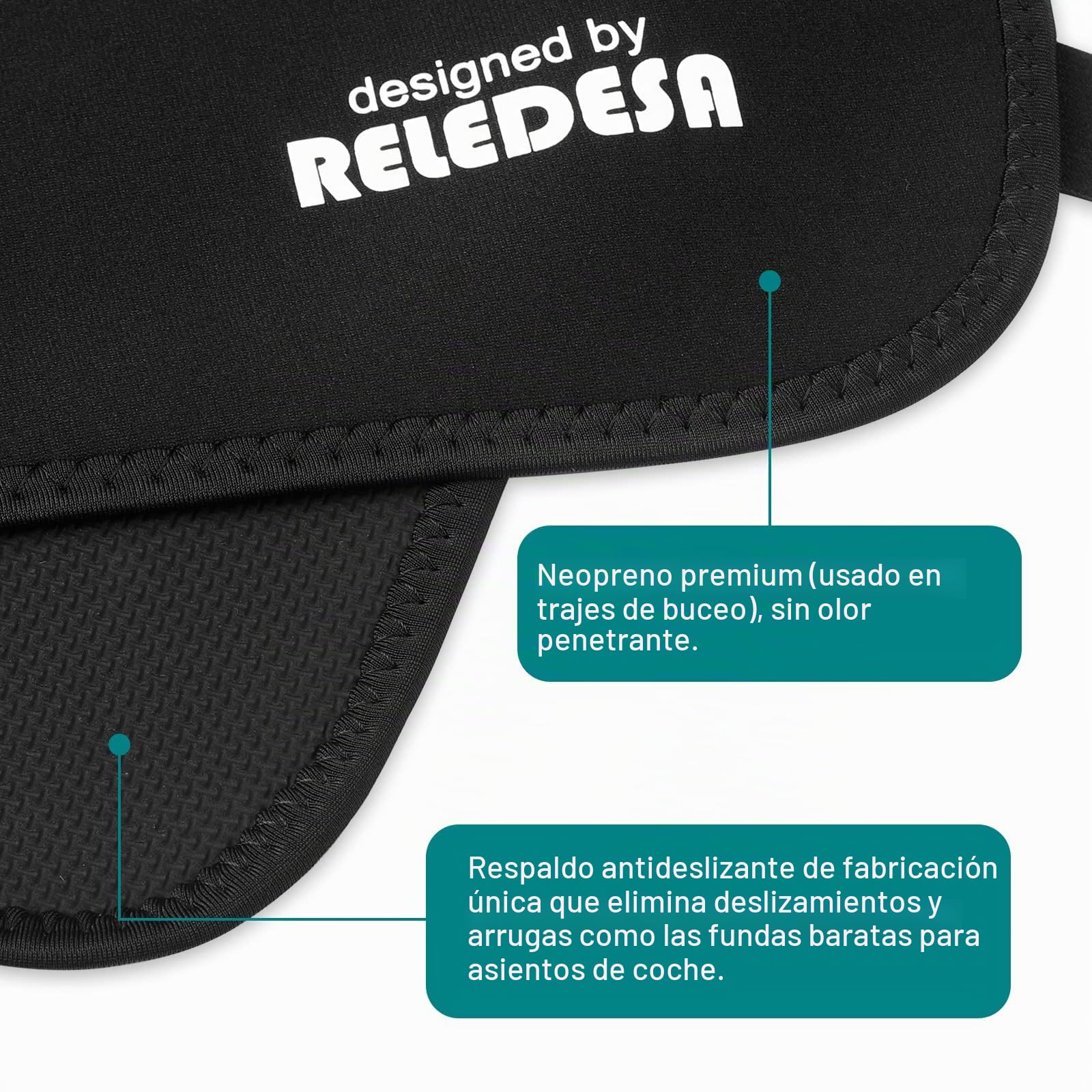 1PC Funda Protectora Asiento Coche Extensión Ampliación para Perros y niños, Neopreno Protector Asiento Coche Impermeable con 3 Correas de Hebilla y Bolsillo pequeño, para camión SUV