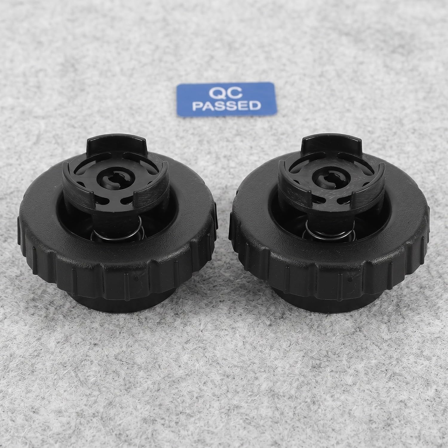 ORFOFE 2pcs Leakproof Black Plastic Steamer Water Tank Cap with User-Friendly Design, Seamless Replacement for Upright and Portable Garment Steamers, Sturdy Water Storage Container Cap