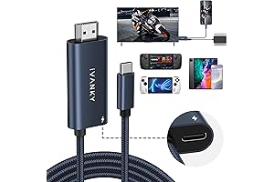ivanky USB-C to HDMI 100W Charging Cable: Power and Display Solution