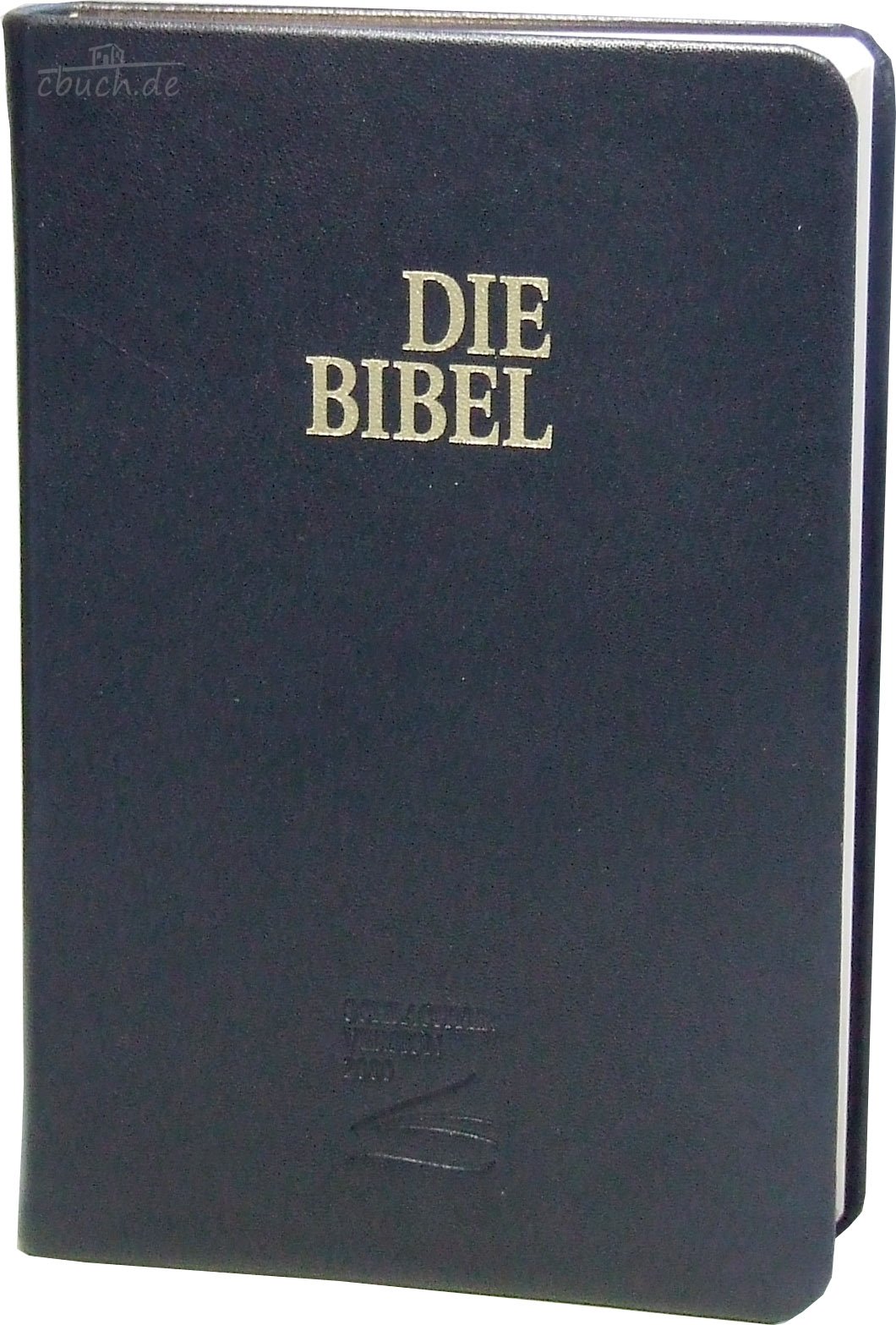 Schlachter 2000 Bibel - Taschenausgabe (Softcover, schwarz, Goldschnitt, Griffregister): Taschenausgabe mit Parallelstellen, Kalbsleder-Einband ... / neue Rechtschreibung / Fadenheftung