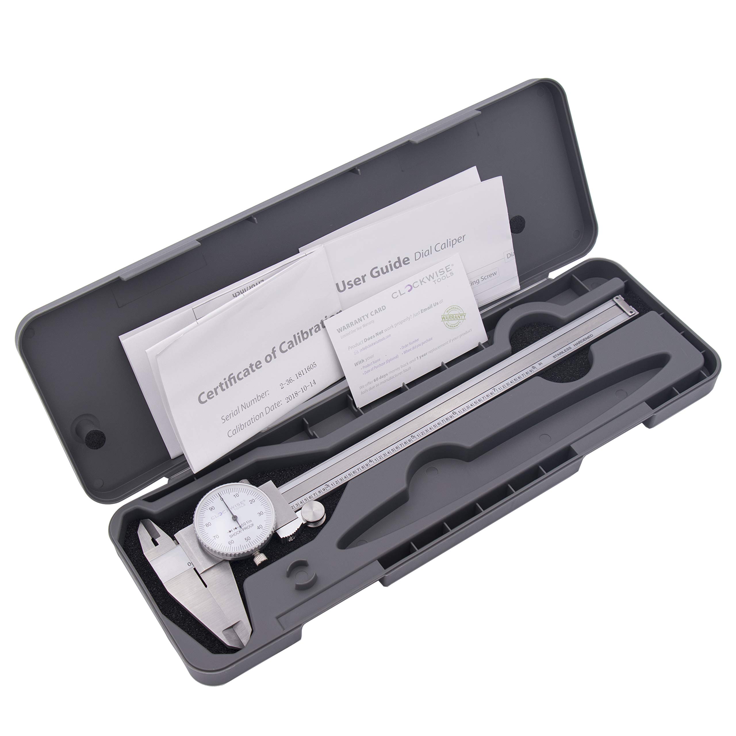 Dial Caliper - 0-8 Inch Stainless Steel -6