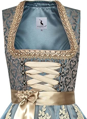 Dirndl Livia in Grün und Creme - ALM915