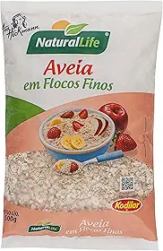 Aveia em Flocos Finos Natural Life - 500g