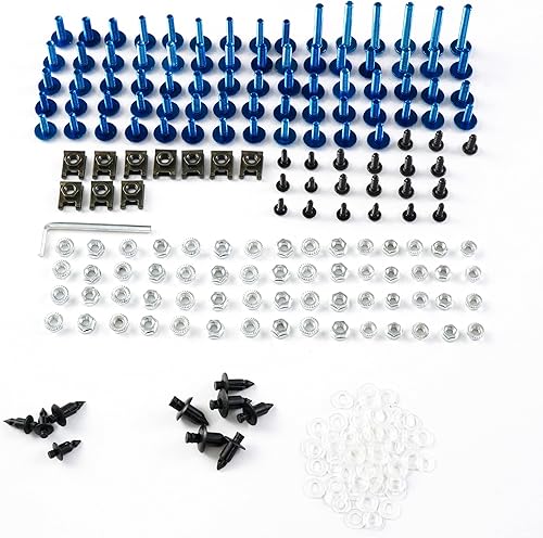 Kit de tornillos, tuercas, arandelas, clips de motocicleta para ZX6R 636 2013 14 2015 2016 17 ZX6R 2018 19 2020 ZX-6R Perno de carenado Tornillos de