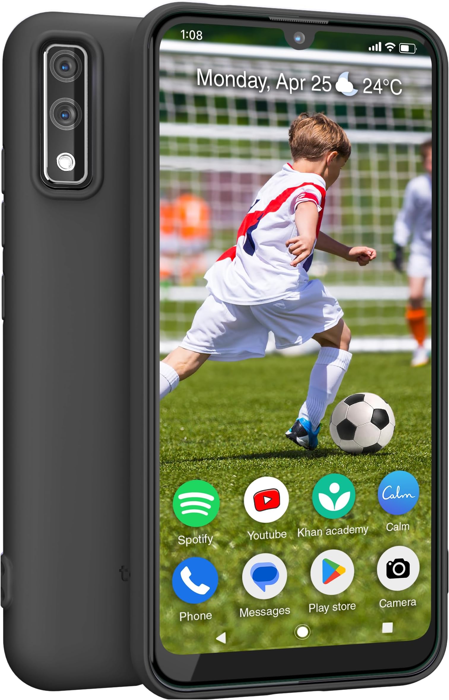 - Teracube Thrive Kids Smart Phone – Safe Android Phone for Kids & Teens with Parental Controls, Block/Limit Social Media and Internet, GPS, Talk & Text, Spam Blocker (Monthly Plan Required)
