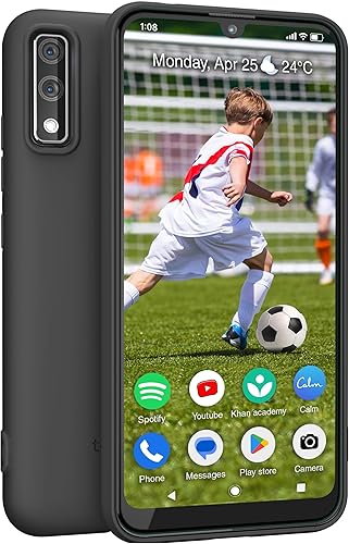 Miniatura 1 de Teracube Funda para teléfono Thrive - fuerte, resistente y elegante con la máxima protección (negro)