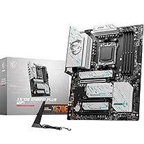 MSI X670E GAMING PLUS WIFI Scheda madre, ATX – Supporta i processori AMD Ryzen della serie 7000, AM5 – VRM SPS 80A, DDR5 Memory Boost 7800+ MHz, OC, PCIe 5.0 x16, M.2 Gen5, Wi-Fi 6E