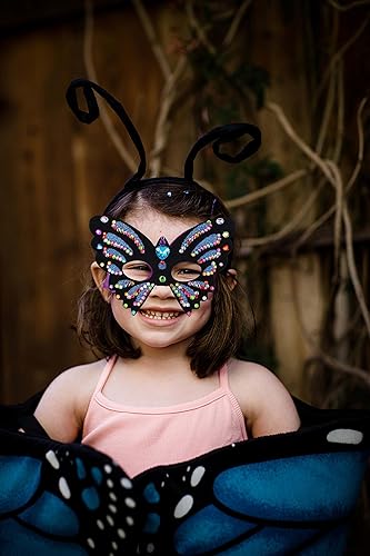 Miniatura 3 de RICHNESS Máscaras de fiesta para niños, haz tus propias máscaras de disfraz con joyas autoadhesivas, divertidas actividades de fiesta de cumpleaños,