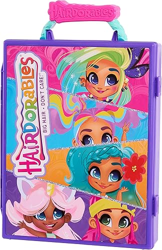 Miniatura 1 de Estuche de almacenamiento, almacena y lleva hasta 6 muñecas de Hairdorables (no incluidas), juguetes para niños a partir de 3 años, exclusivo de