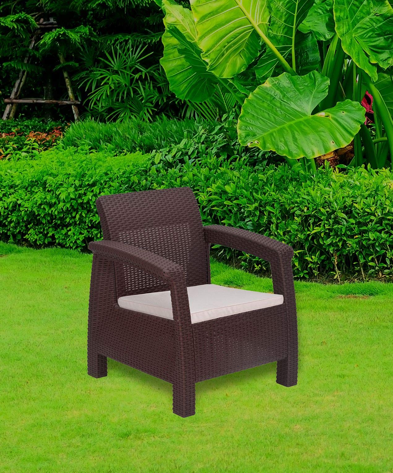 See full amazon price history chart for Nilkamal Goa 1 Seater Balcony Sofa with Cushion|Indoor & Outdoor Furniture|Patio Chair One Seater| Perfect for Gardens Poolside Cafes Restaurants and Terraces Brown Color Nilkamal Goa 1 Seater Balcony Sofa with Cushion|Indoor & Outdoor Furniture|Patio Chair One Seater| Perfect for Gardens Poolside Cafes Restaurants and Terraces Brown Color (B07N82X5FQ) Amazon Price History, Amazon Price Tracker