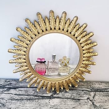 Amazon.com: Ham Hamphinee Feather Mirror Tray, Decorative Wall