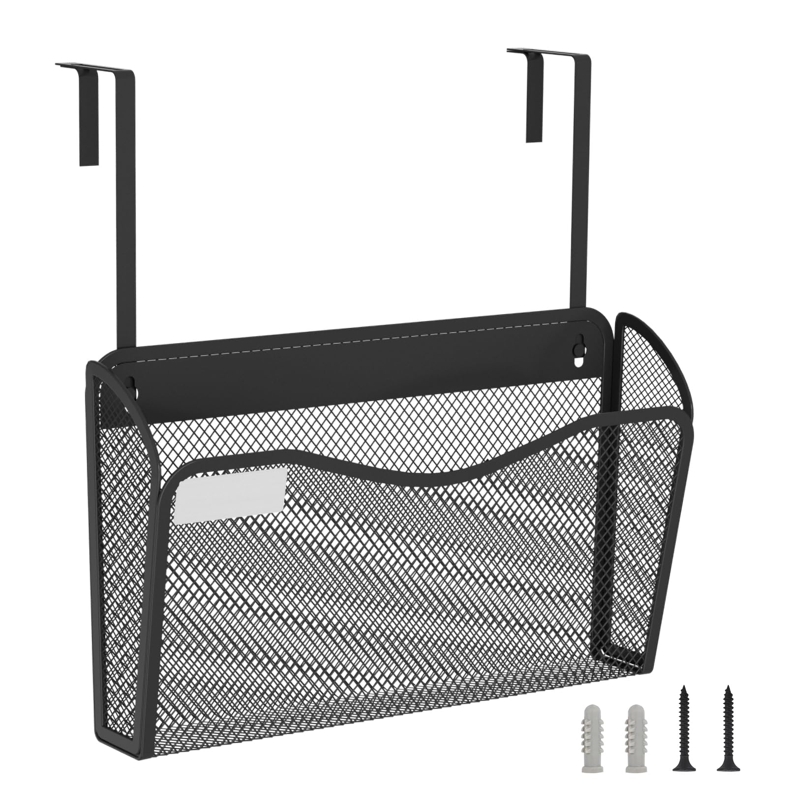 BOHDK Magazine File Holder, A4 Wall Mounted Document Holder, Home Office Organisation and Storage, 1 Pockets Document Magazine Rack