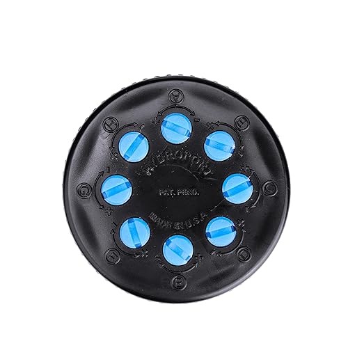 Miniatura 2 de Raindrip 13800UB, burbujeador ajustable de ocho salidas Hydro-Port, emisores de riego por goteo para sistemas de jardinería de riego por goteo,