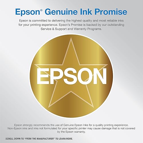 Miniatura 4 de Epson EcoTank Photo ET-8500 Impresora inalámbrica a color todo en uno Supertank, blanco, grande y papel fotográfico premium S041727, 68 libras, alto