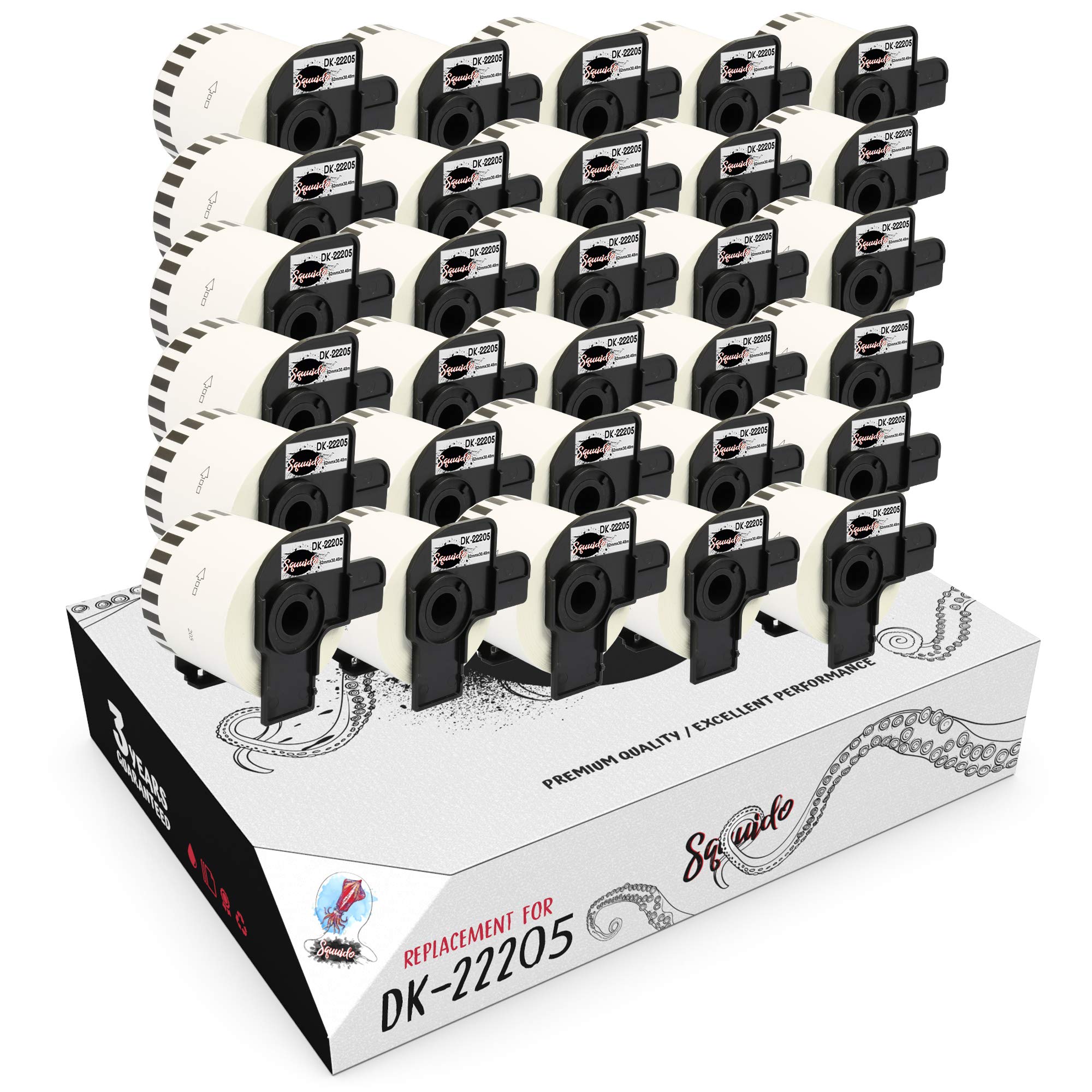 DK22205 Rollen Für Brother QL-500/600/700/800 – Passt Perfekt!