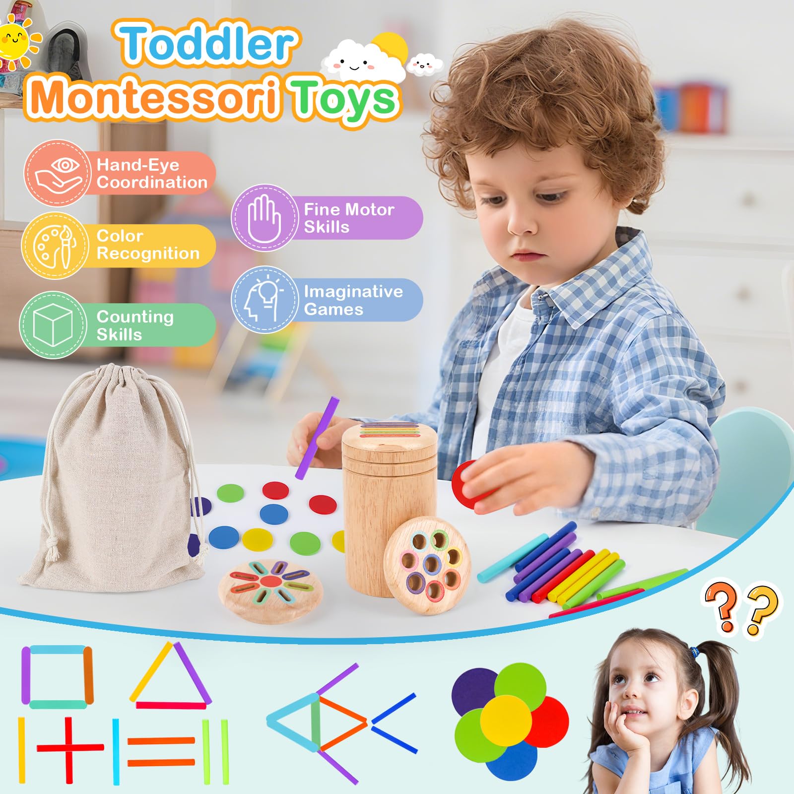 Montessori Toys for 1 Year Old Boys Girls - Image 2