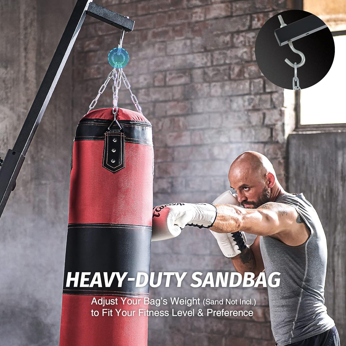 25/mo Finance ZELUS Freestanding Punching Bag with Stand for Adults