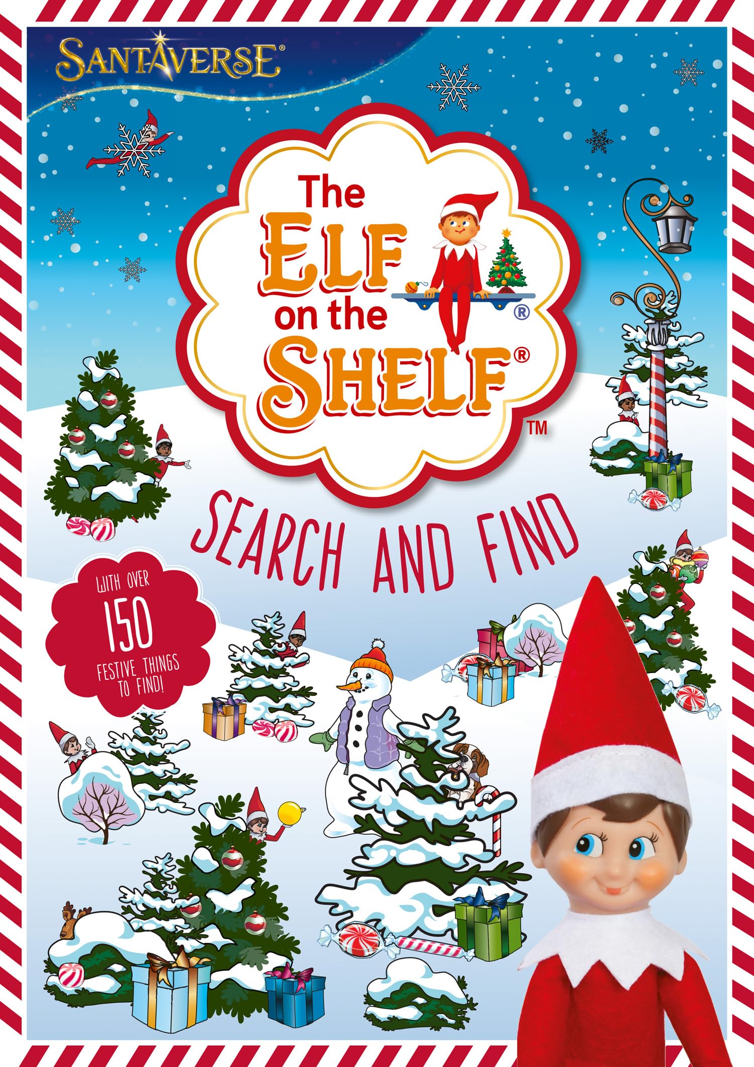 The Elf On The Shelf Search and Find: Over 150 festive things to spot in this illustrated Christmas book perfect for kids aged 3 and up!