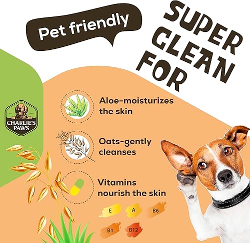 Miniatura 2 de Paw Cleaner - Limpiador espumoso sin enjuague, sin agua, para perros y gatos, con cepillo de silicona de limpieza para mascotas, champú equilibrado