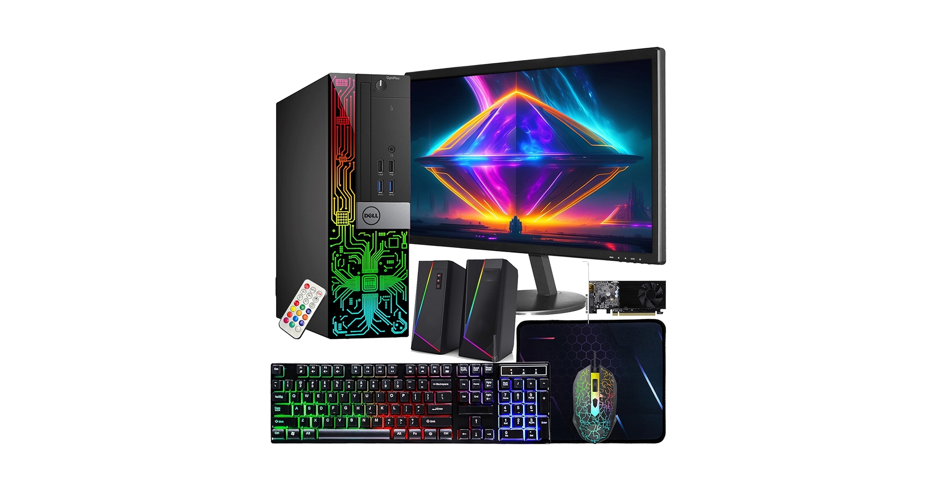 Amazon.com: Dell OptiPlex 3060 SFF RGB Gaming Desktop, Intel