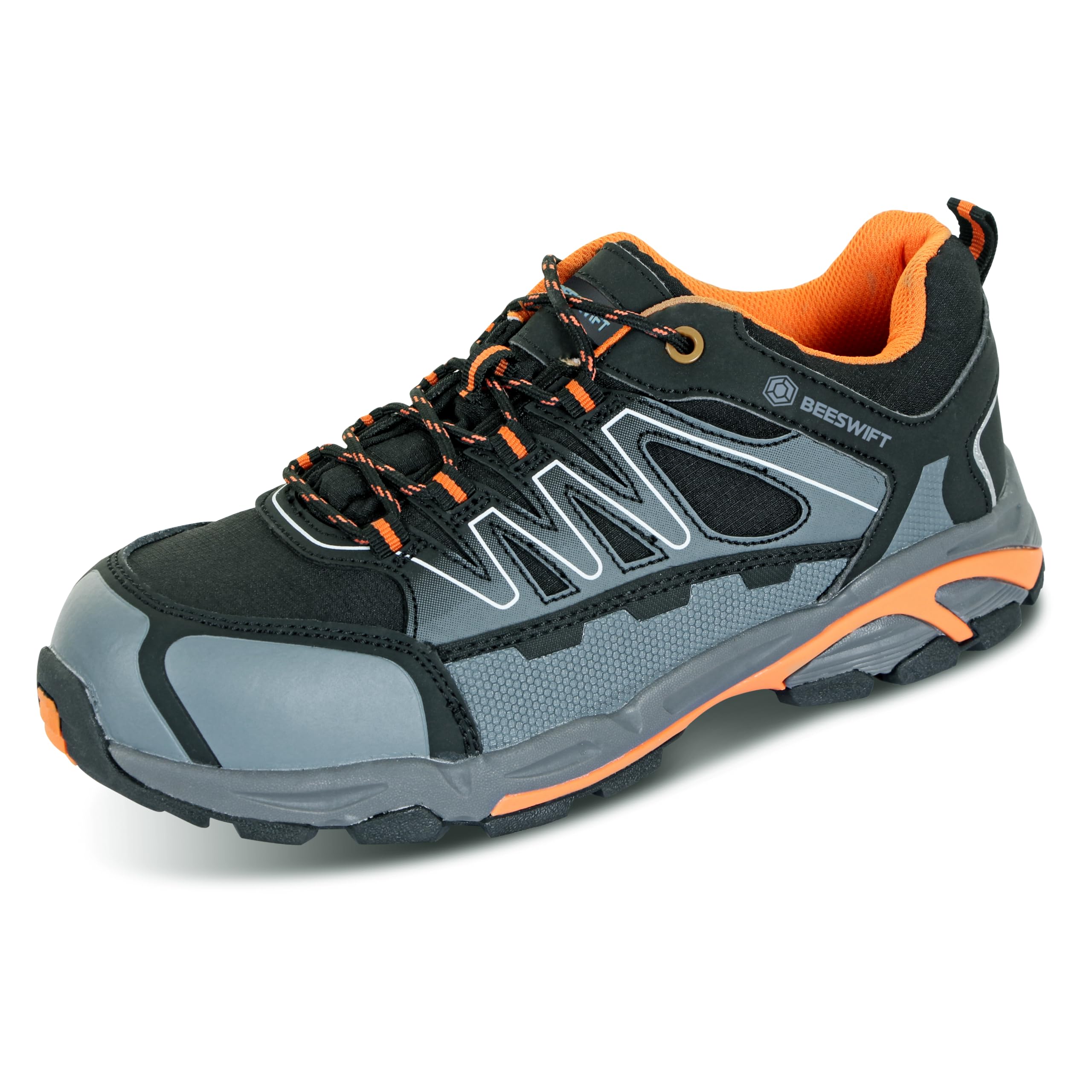 Beeswift Black/Orange/Grey Footwear Trainer S3 Composite / / Size 10.5