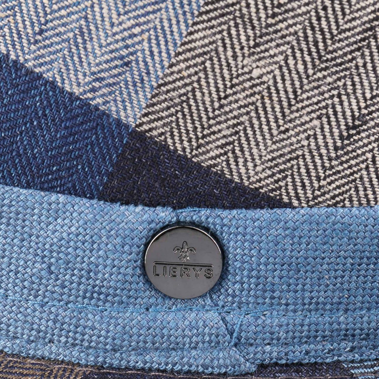 LIERYS Payato Checks kapelusz trilby Wyprodukowano we Wloszech Unisex Wiosna Lato