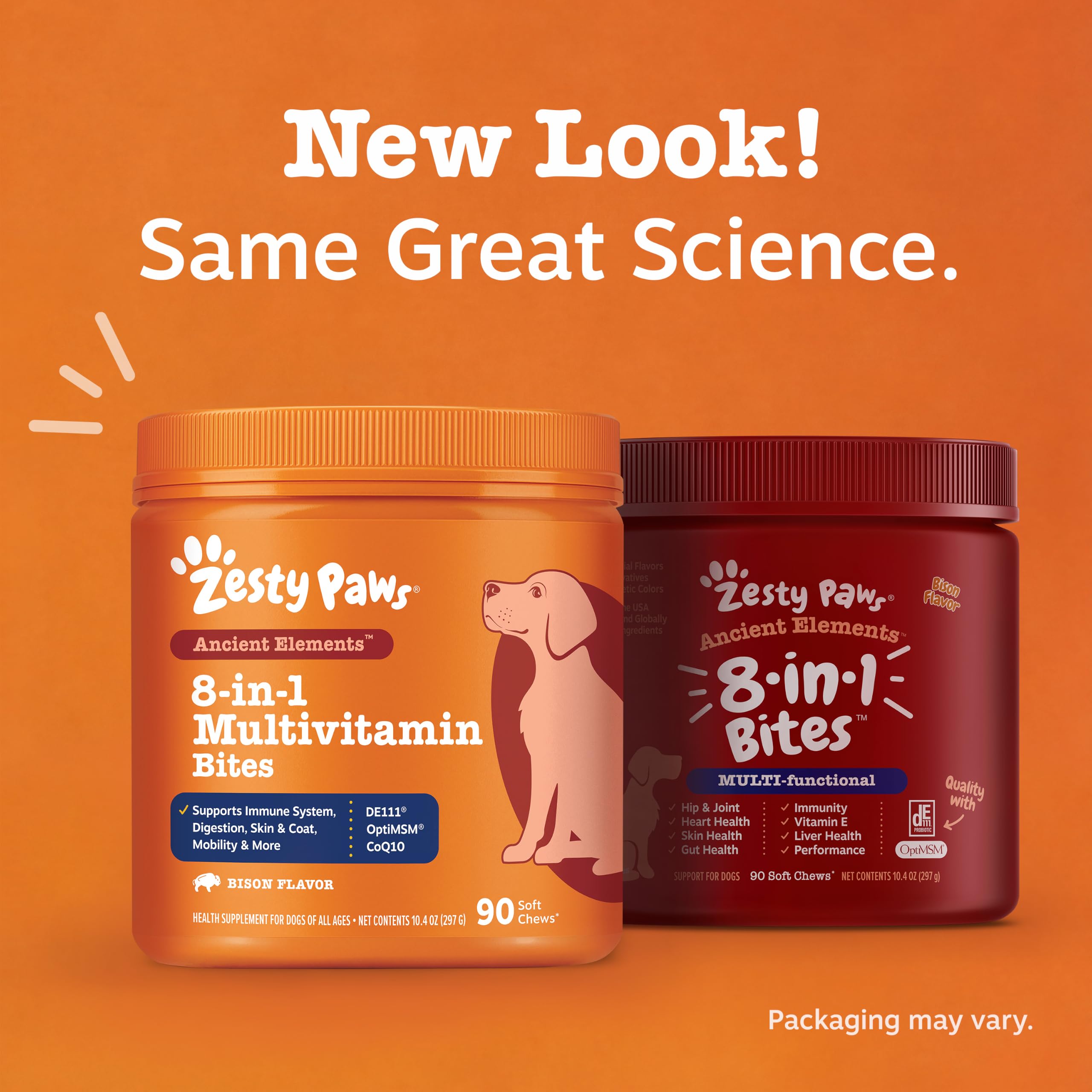 Zesty Paws Dog Vitamins - Dog Multivitamin Chews, Bison, 90 Ct — Amazon image 8