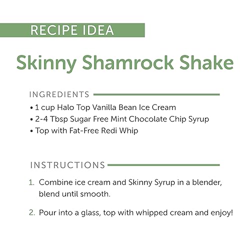 Miniatura 6 de Syrope de menta chocochip de Jordans Skinny jarabe saborizado sin azúcar botella de 254 onzas