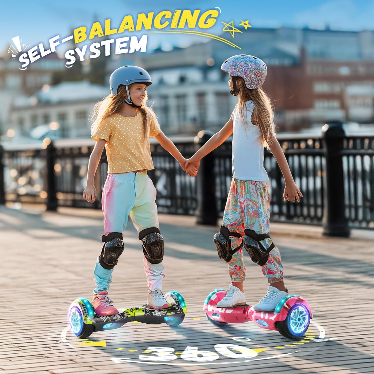 Rear view of the SISIGAD J-A02S Self-Balancing Scooter, highlighting the charging port.