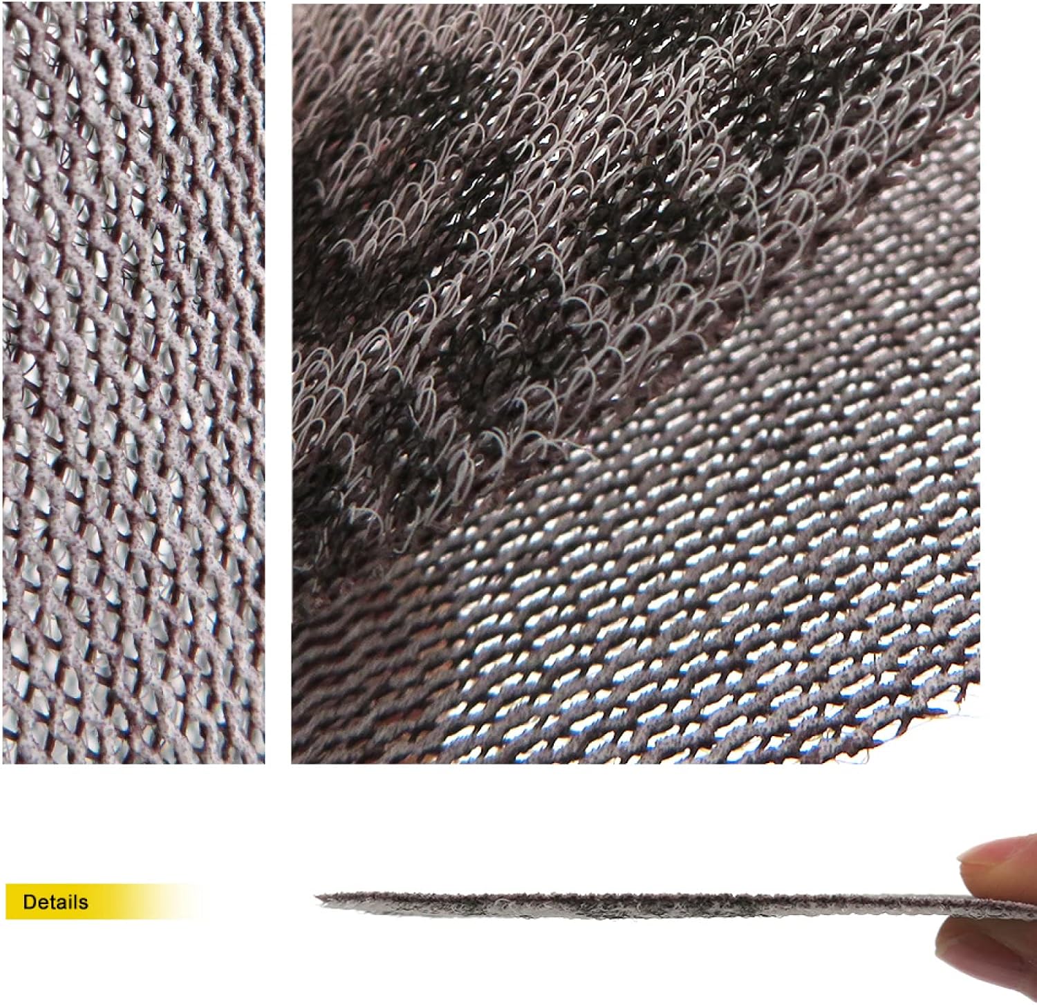 Mesh Sanding Discs 10PCS 6 Inch 150mm Mesh Dust-Free Anti-Blocking Hook&Loop Round Abrasive Sandpaper 80-800 Grit(Grit 800)