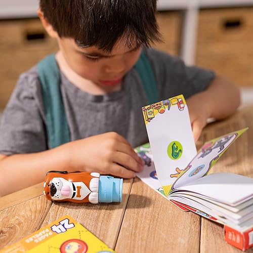 Miniatura 16 de Melissa & Doug Sticker Wow! Bloc de actividades de 24 páginas y sello de calcomanías, 300 calcomanías, artes y manualidades, juguete coleccionable