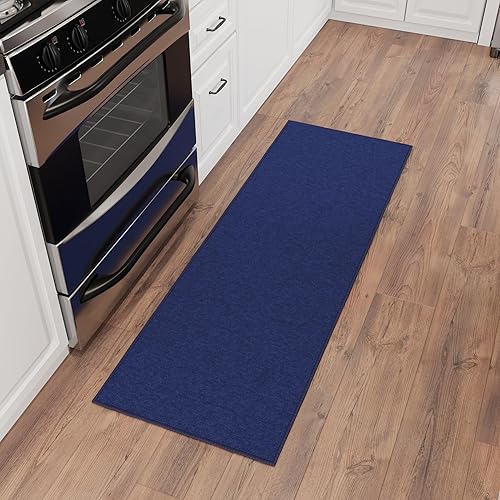 Miniatura 26 de Sweet Home Stores Alfombra lavable antideslizante con parte trasera de goma para cocina, pasillos, baño, entrada, dormitorio, 2 pies 3 pulgadas x 3