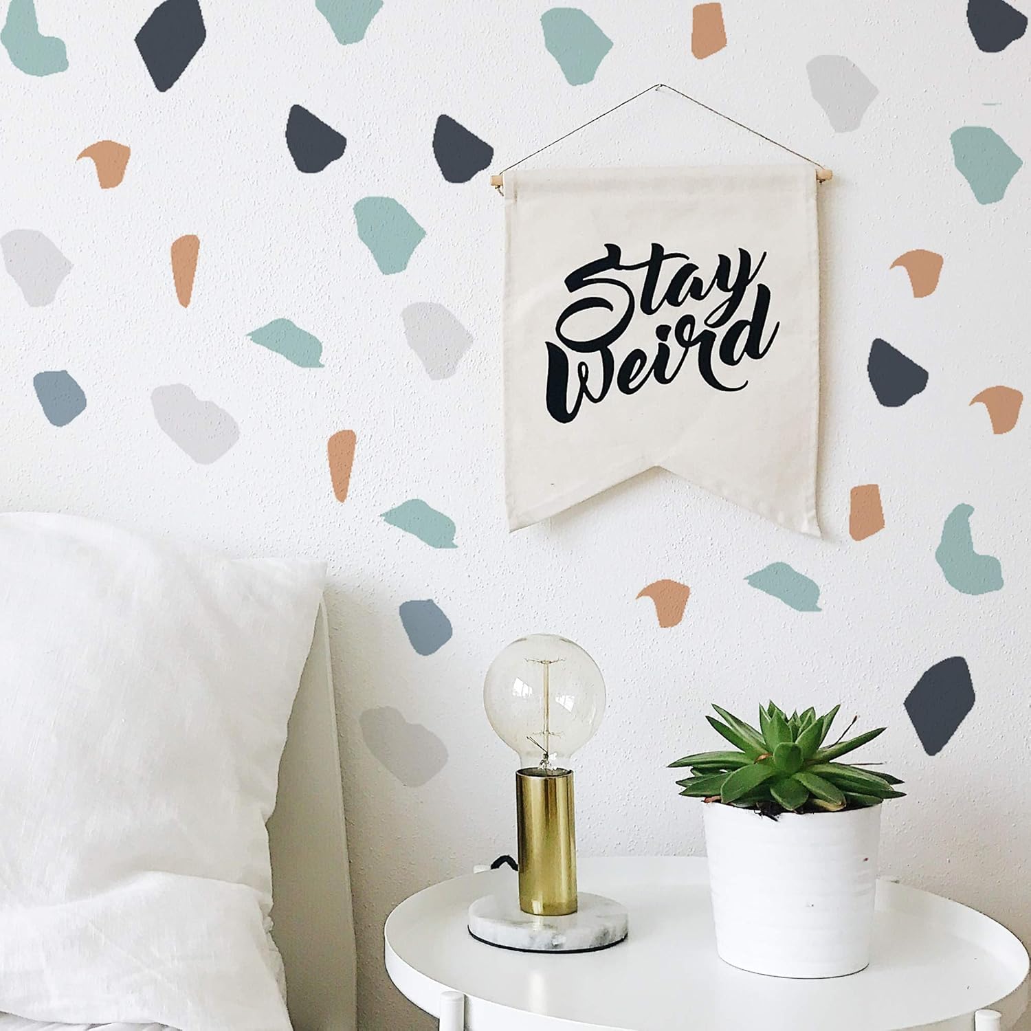 Amazon Com Peel And Stick Wallpaper Sticker Set Terrazzo Style Wallpaper 450 Terrazzo Dots Large Wall Tools Home Improvement Amazon Com Peel And Stick Wallpaper Sticker Set Terrazzo Style Wallpaper 450 Terrazzo Dots Large Wall Tools Home Improvement