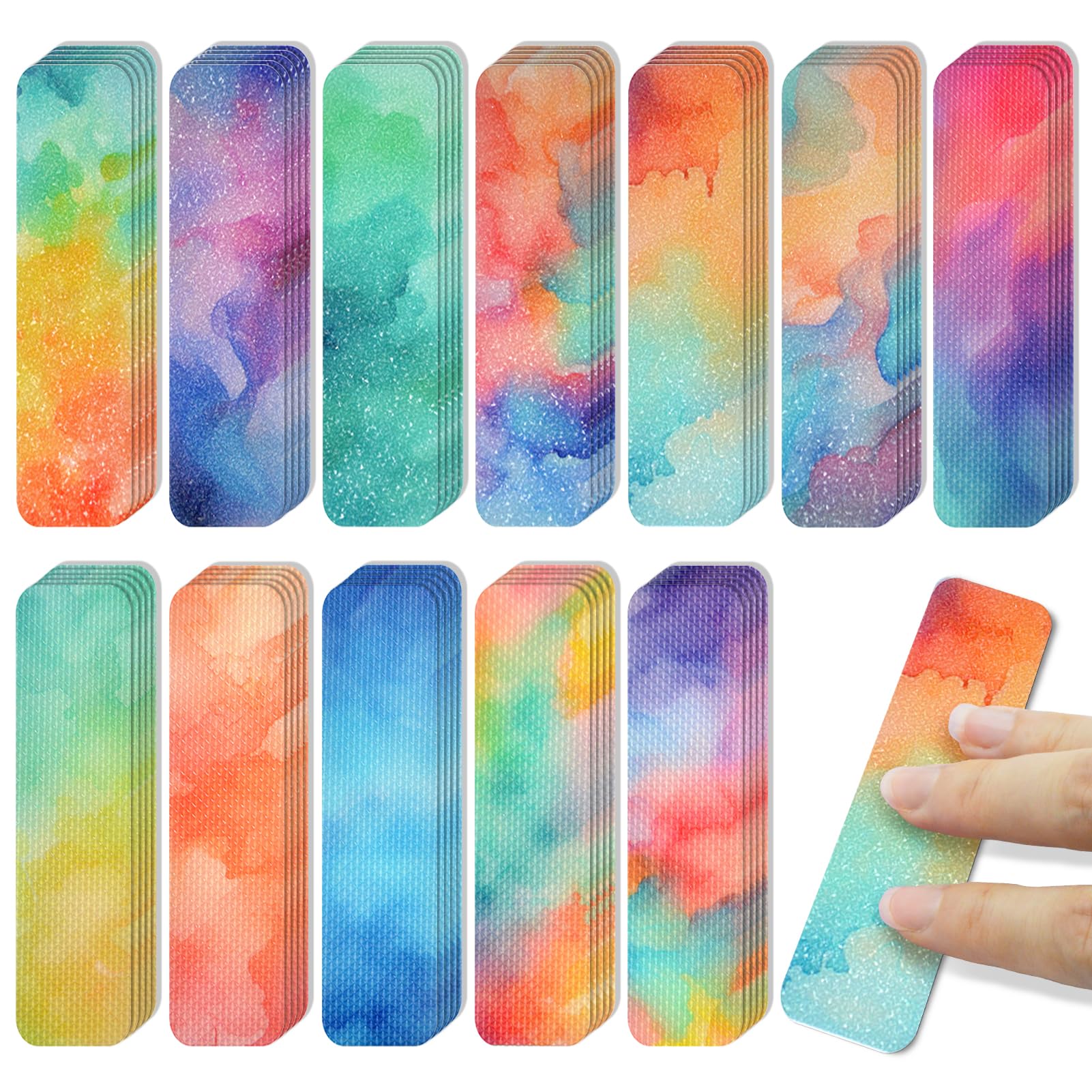 36 Pcs Sensory Stickers with Different Textures – Tactile & Texture Sensory Strips for Teens and Adults – Calm Sticker, Anxiety Relief Items –