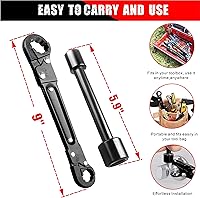 Vista 6 de Herramientas de fontanería, kit de llave de parada angular, llave de fontanería. Nuevo juego de herramientas de fontanería profesional de parada