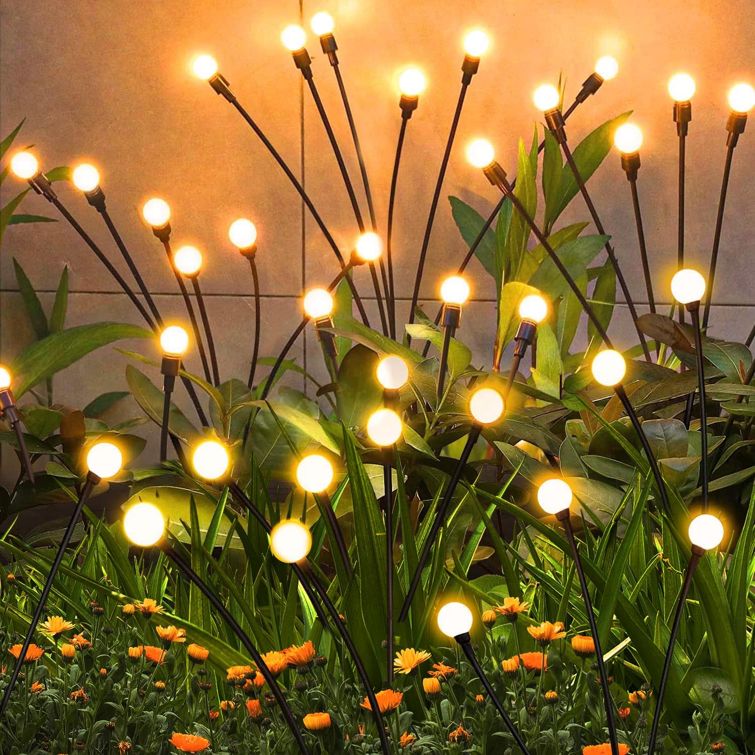 SKYBUCKET Automatic Garden Solar Light Outdoor Waterproof Solar Plant Lights Garden for Decor Home Office Balcony Flower Pots Pathways Fence (3)-image-12
