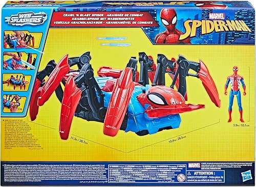 Miniatura 16 de Marvel Spider-Man Car Playset con función de explosión y figura de acción para niños a partir de 4 años