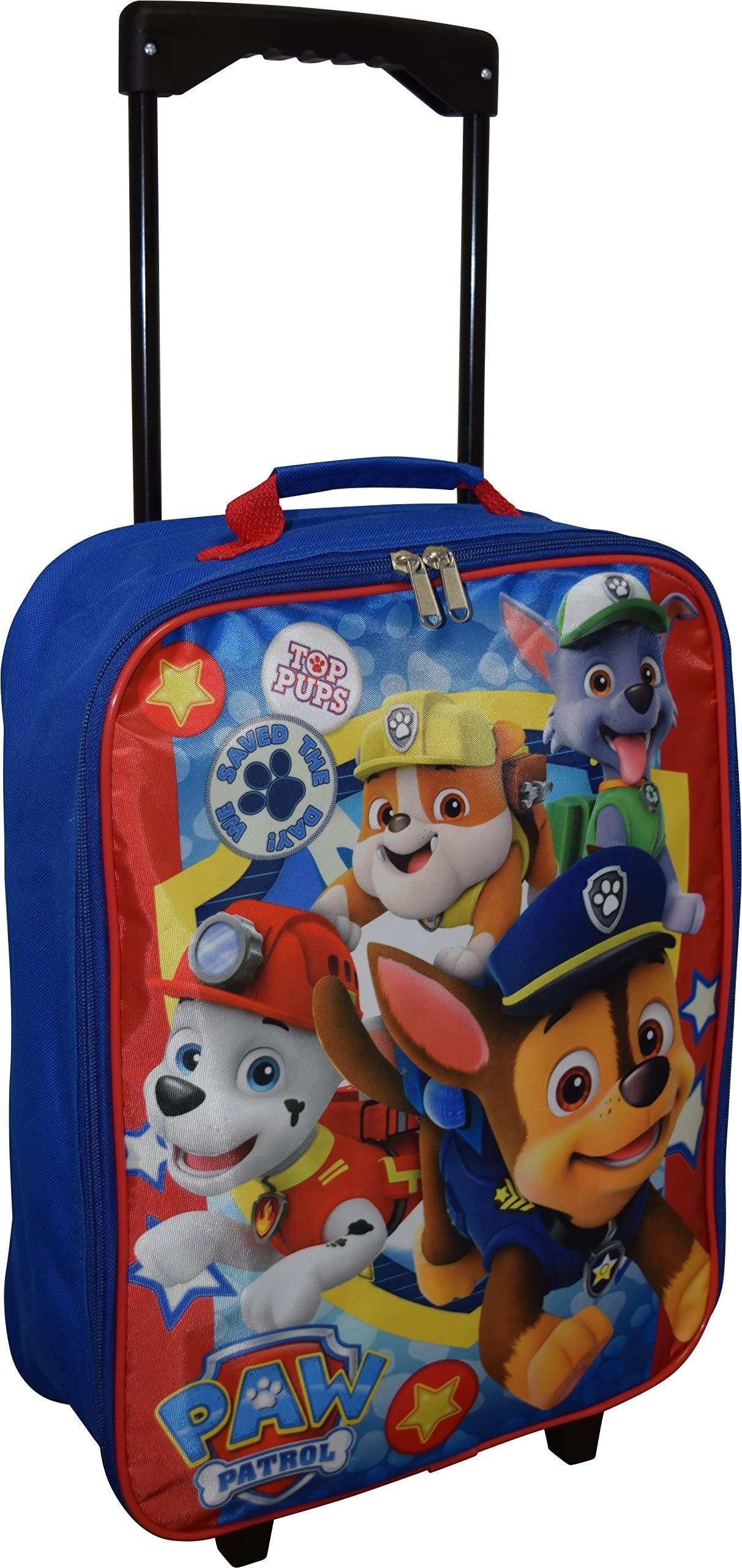 Ruz Paw Patrol Boy's 15" Collapsible Wheeled Pilot Case - Rolling Luggage