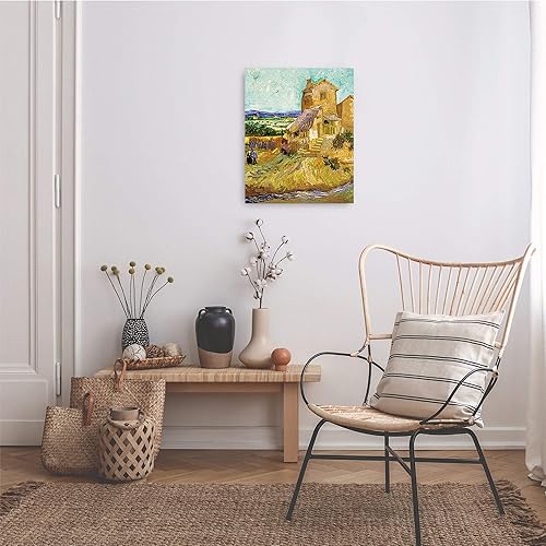 Miniatura 670 de A&T ARTWORK The Starry Night de Vincent Van Gogh. Tamaño del marco: 36 x 30 pulgadas, tamaño de la imagen: 30 x 24 pulgadas, reproducciones clásicas