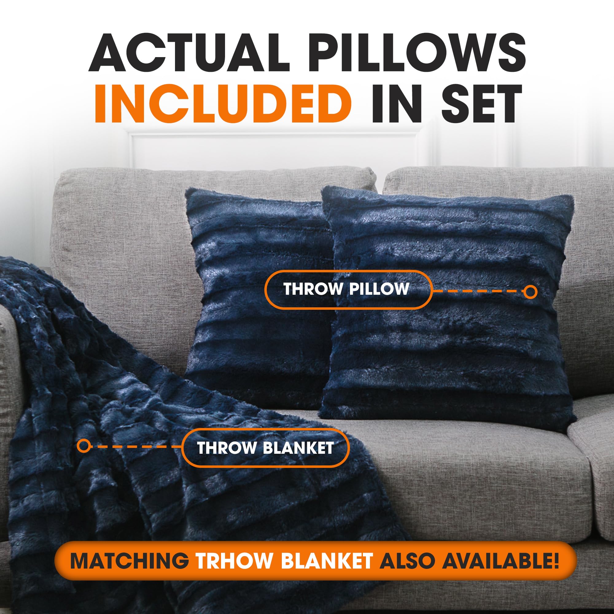 Conjunto De 2 Cojines De Piel Sintética Marrón 45 X 45 Cm Bakira Con Ofertas En | Ofertas Online