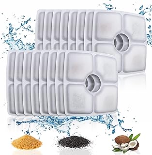 Cat Water Fountain Filters – 16 Pack Replacement by ITidyHome