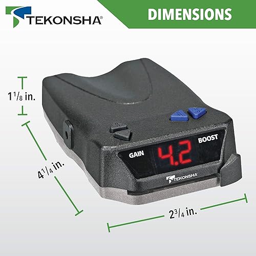 Miniatura 6 de Tekonsha 8508220 Brake-EVN, Controlador de freno proporcional para remolques con 1-4 ejes, negro