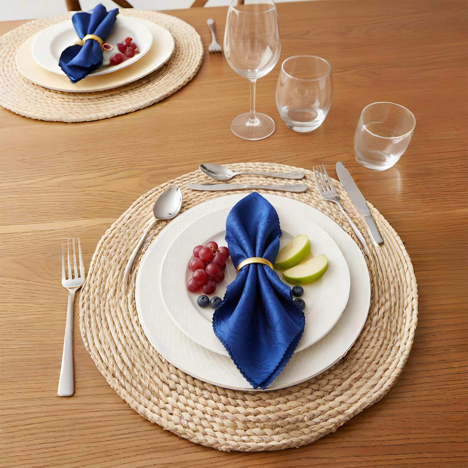 Serviettenringe, Tischdekoration, Weihnachts-Küchendekoration, Herbst-Serviettenringe, für Hochzeit, Bankett, Party und den täglichen Gebrauch (4,8 x 3,4 x 1 cm), 20 Stück