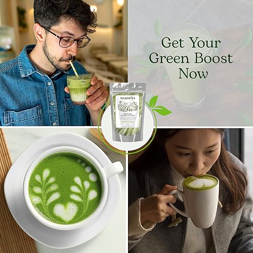 Miniatura 13 de Nelson's Tea - Matcha culinaria - Polvo de té verde orgánico - 2 oz.