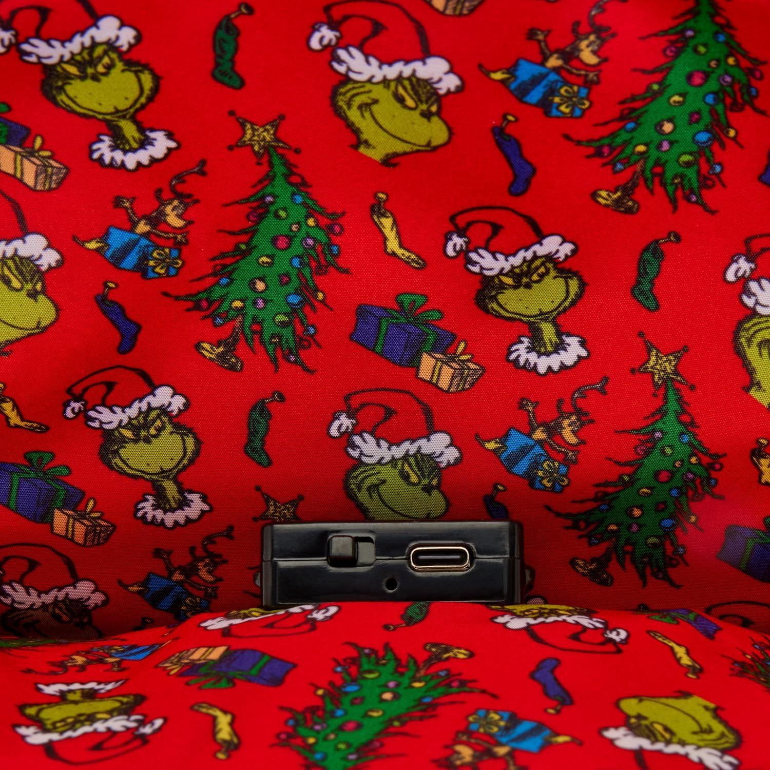 Loungefly Dr. Seuss Grinch Holiday Mini Backpack - Image 7