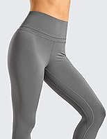 Vista 11 de CRZ YOGA Leggings de entrenamiento para mujer con sensación de desnudez cepillada de 25 pulgadas, pantalones de yoga de compresión de cintura alta