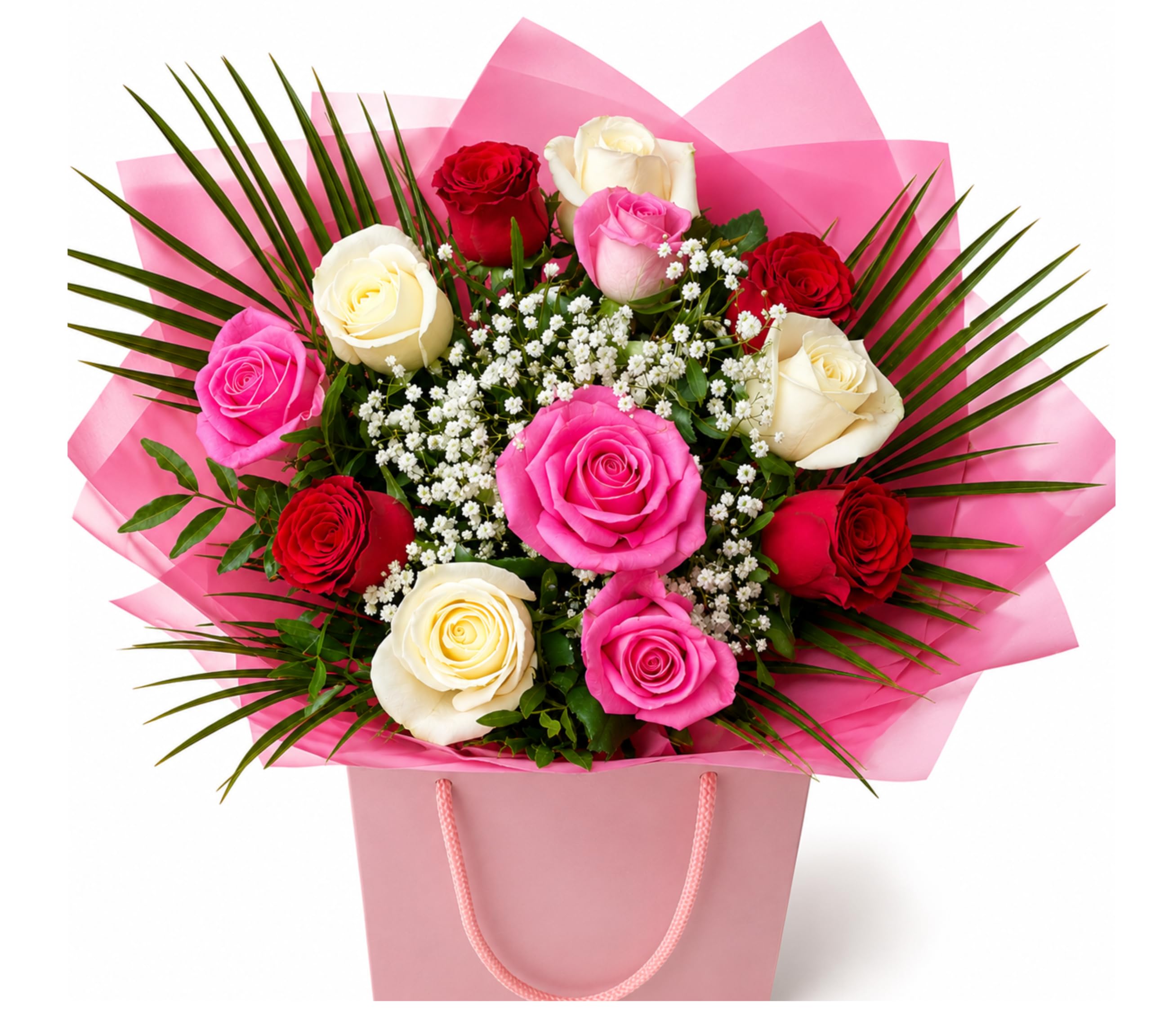 Morning Flowers Heaven Summer Roses Profusion Bouquet (Standered)