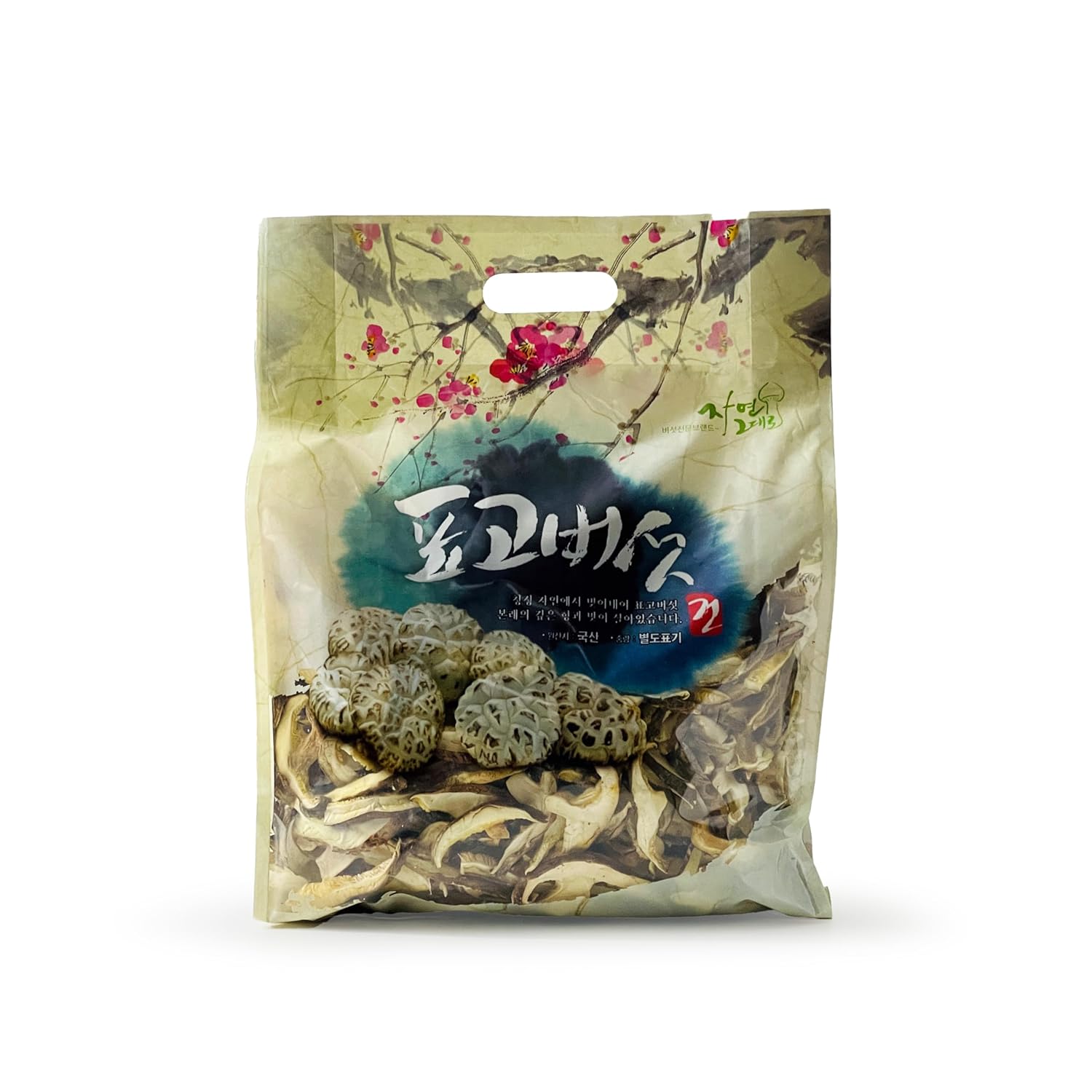 NATURAL LIFE Dried Oak Log Shiitake Mushrooms | Korean Dried Mushrooms for Cooking | Quick Rehydration | Authentic Premium Shiitake Mushrooms (500g(17.6oz), Sliced)